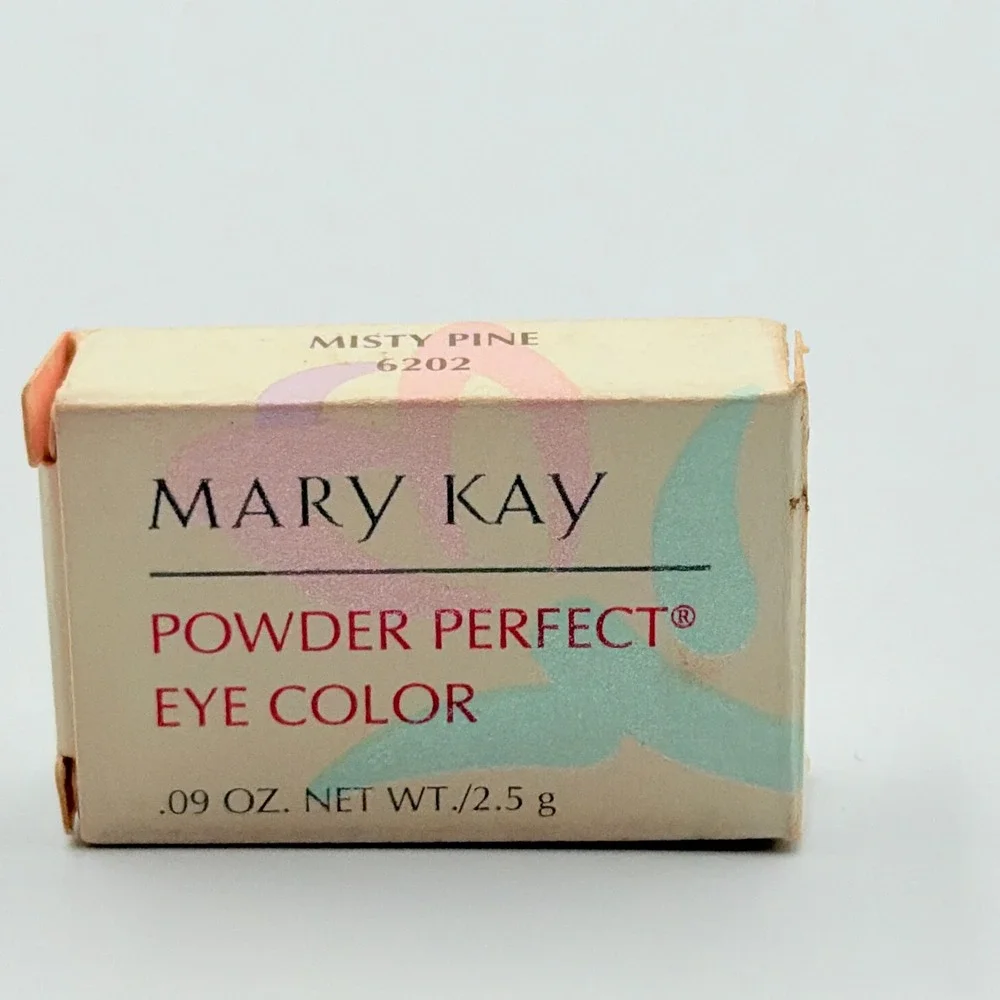 Mary Kay Powder Perfect Eye Color Misty Pine 6202 Eyeshadow .09 oz Vintage New